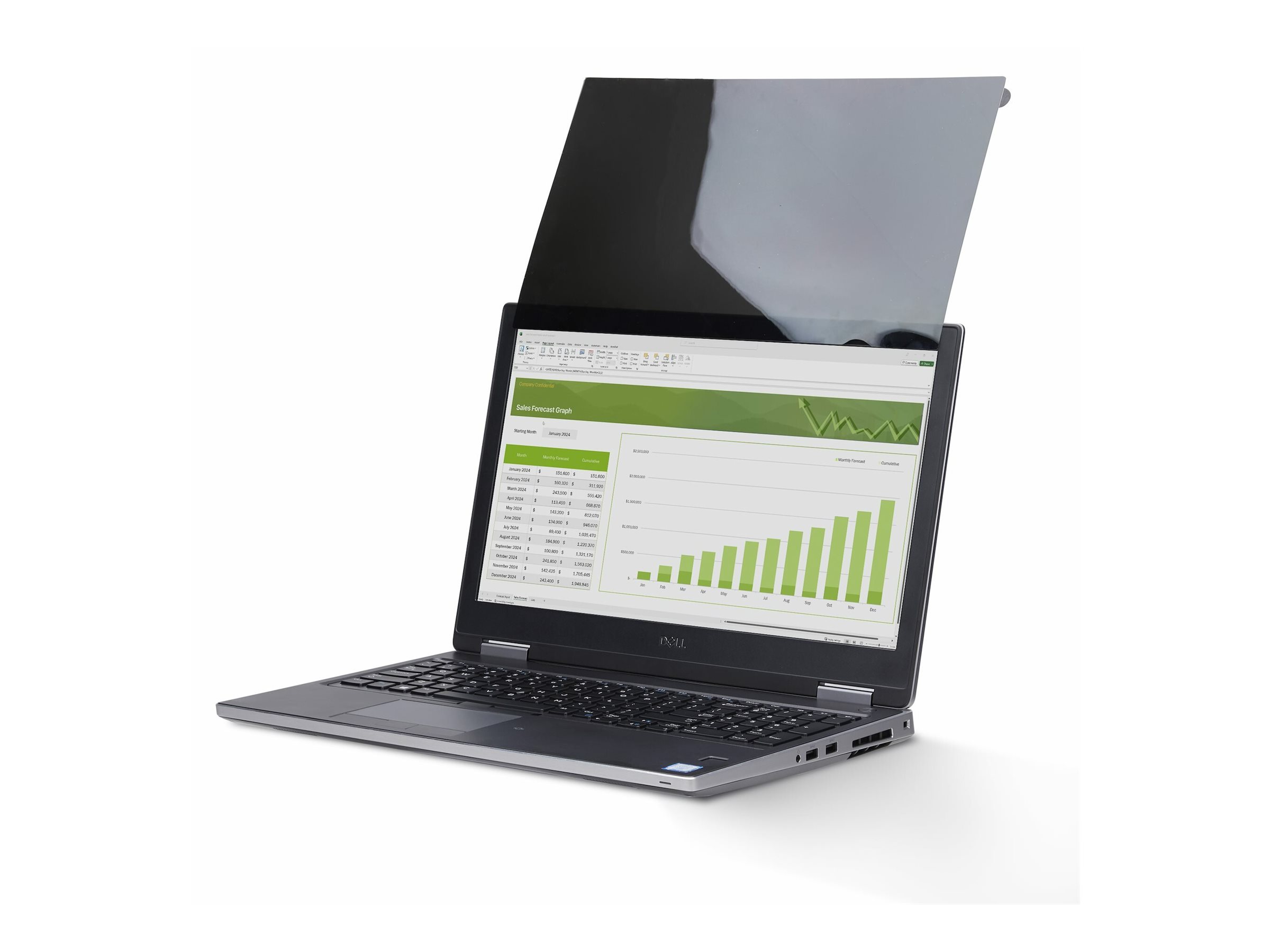 StarTech.com 15.6-inch 16:9 Touch Privacy Screen, Anti-Glare Blue Light Filter, Laptop Monitor Screen Protector, +/- 30 Deg. View Angle, Flip-Up - Blickschutzfilter für Notebook (horizontal)2-Wege - K