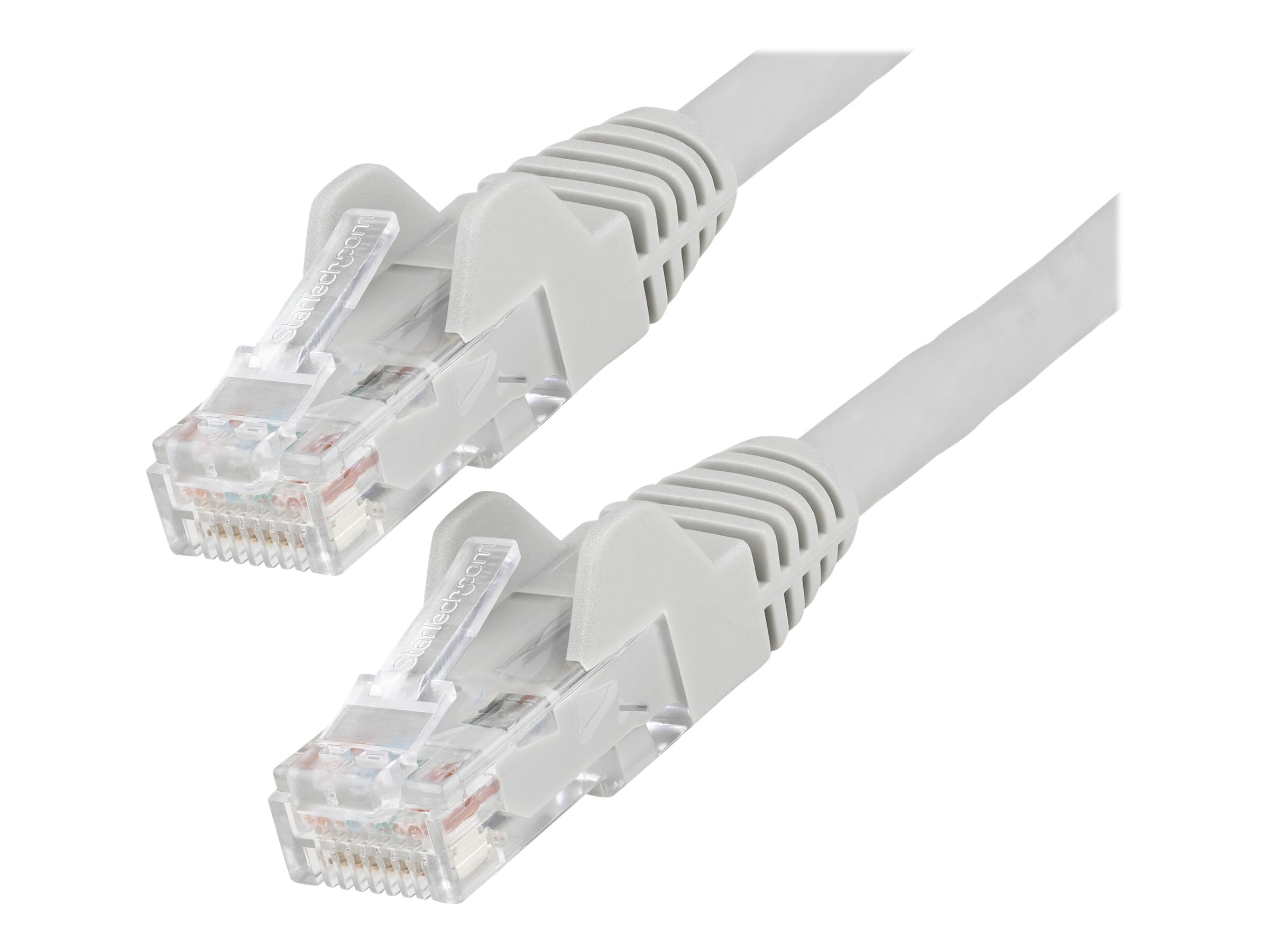 StarTech.com 50cm Netzwerkkabel CAT6 - LSZH (Low Smoke Zero Halogen)10 Gigabit 650MHz 100W PoE RJ45 10GbE UTP Lan Kabel - Grau - CAT 6 - ETL Zertifizierung - 24AWG (N6LPATCH50CMGR) - Patch-Kabel - RJ-