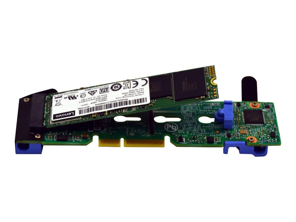 Lenovo ThinkSystem M.2 Mirroring Enablement KitSpeicher-Controller - M.2 - SATA 6Gb/s - für ThinkAgile VX Certified Node 7Y94; ThinkAgile VX3320 Appliance; VX7520 Appliance