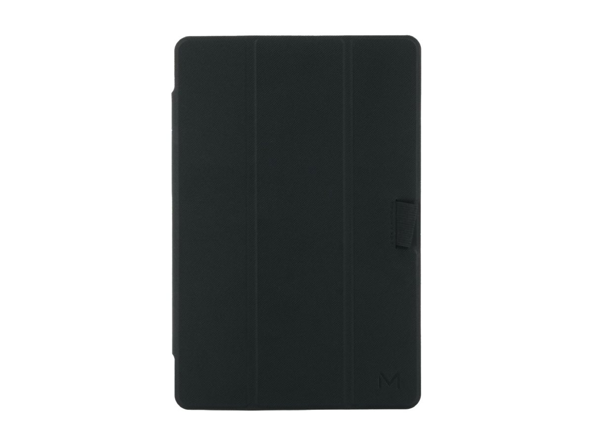 Mobilis EDGE - Flip-Hülle für Tablet - mit Folieund verstärkten Kanten - Schwarz - durchsichtig - für Samsung Galaxy Tab A9+