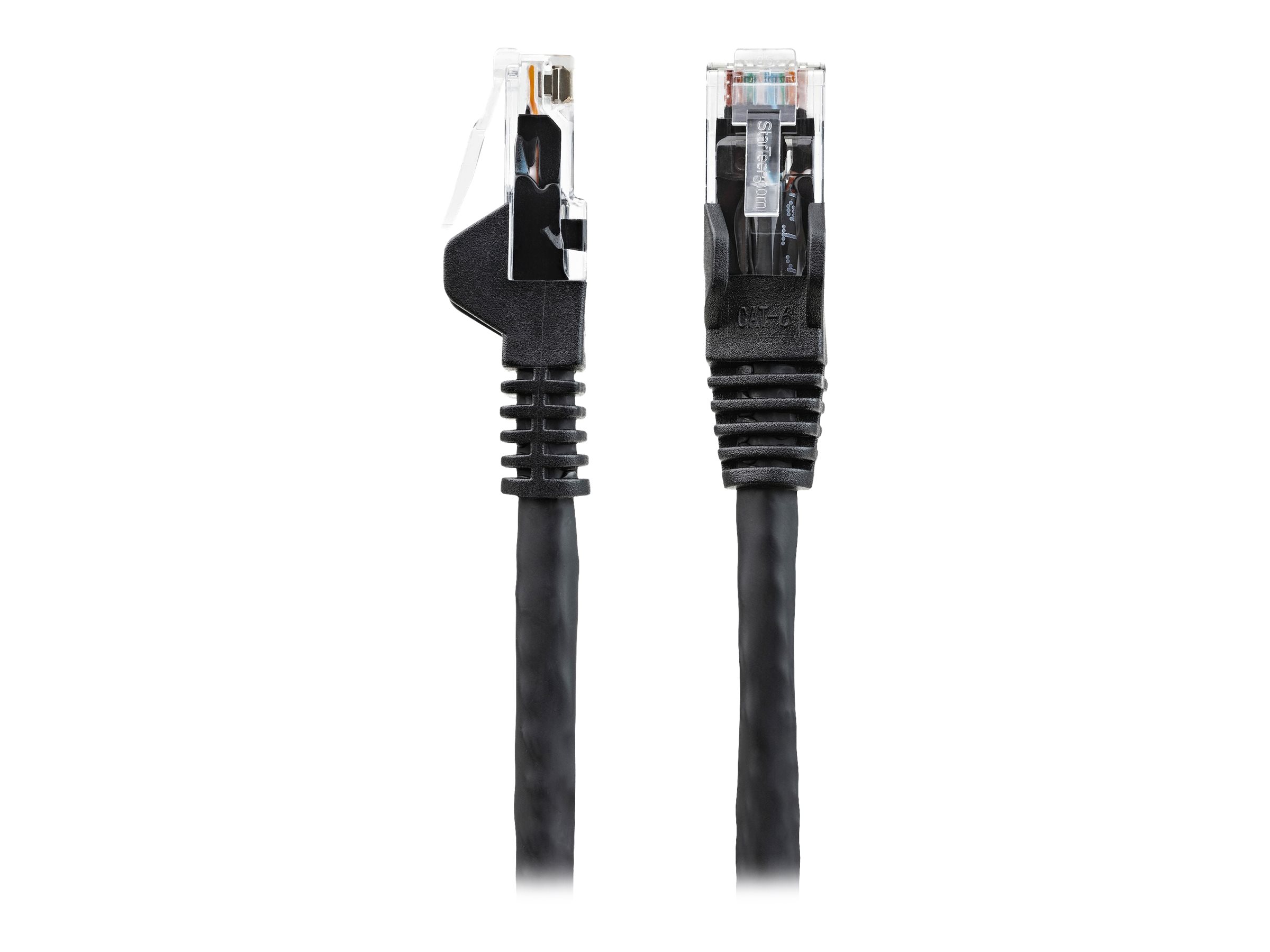 StarTech.com 1m Netzwerkkabel CAT6 - LSZH (Low Smoke Zero Halogen)10 Gigabit 650MHz 100W PoE RJ45 10GbE UTP Lan Kabel - Schwarz - CAT 6 - ETL Zertifizierung - 24AWG (N6LPATCH1MBK) - Patch-Kabel - RJ-4