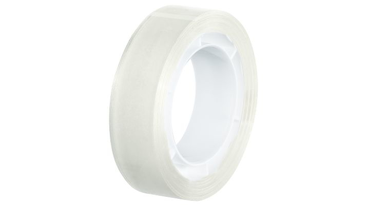 Tesa Tesafilm - Doppelseitiges Klebeband - 12 mm x 7.5 m - Polypropylenfolie - transparent (Packung mit 2)Bürokleinmaterial
