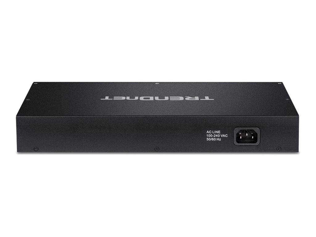 TRENDnet TPE 3012LS - Switch - Smart - 8 x 10/100/1000 (PoE+)+ 2 x Kombi-Gigabit-SFP - an Rack montierbar - PoE+ (110 W) - TAA-konform