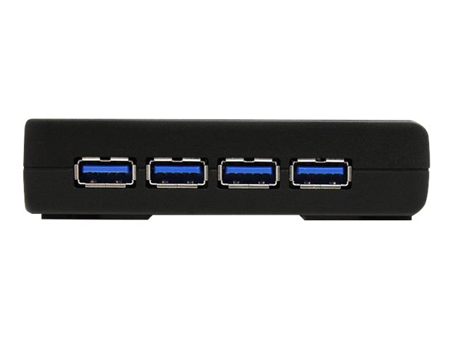 StarTech.com 4 Port SuperSpeed USB 3.0 HubSchwarz - Hub - 4 x SuperSpeed USB 3.0 - Desktop