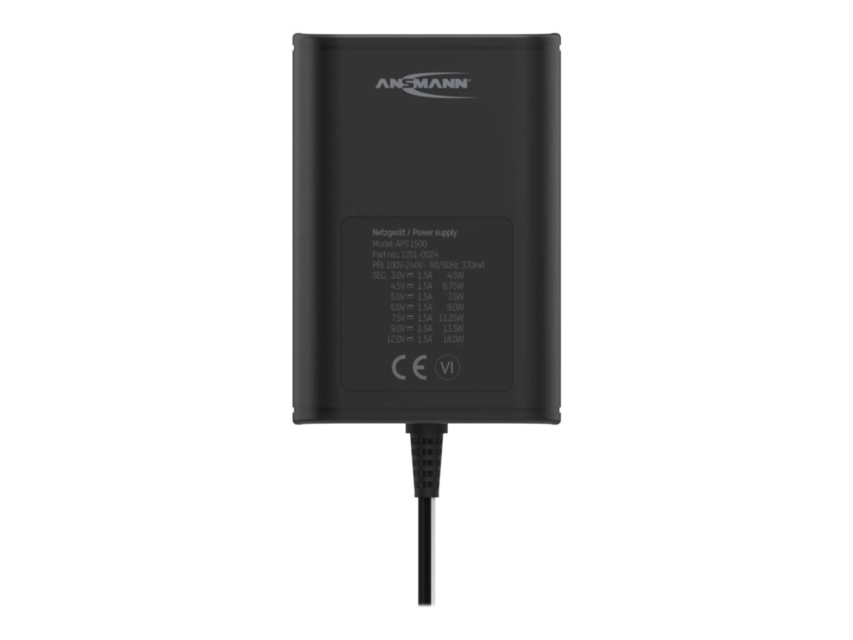 Ansmann APS 1500 - Netzteil - Wechselstrom 100-240