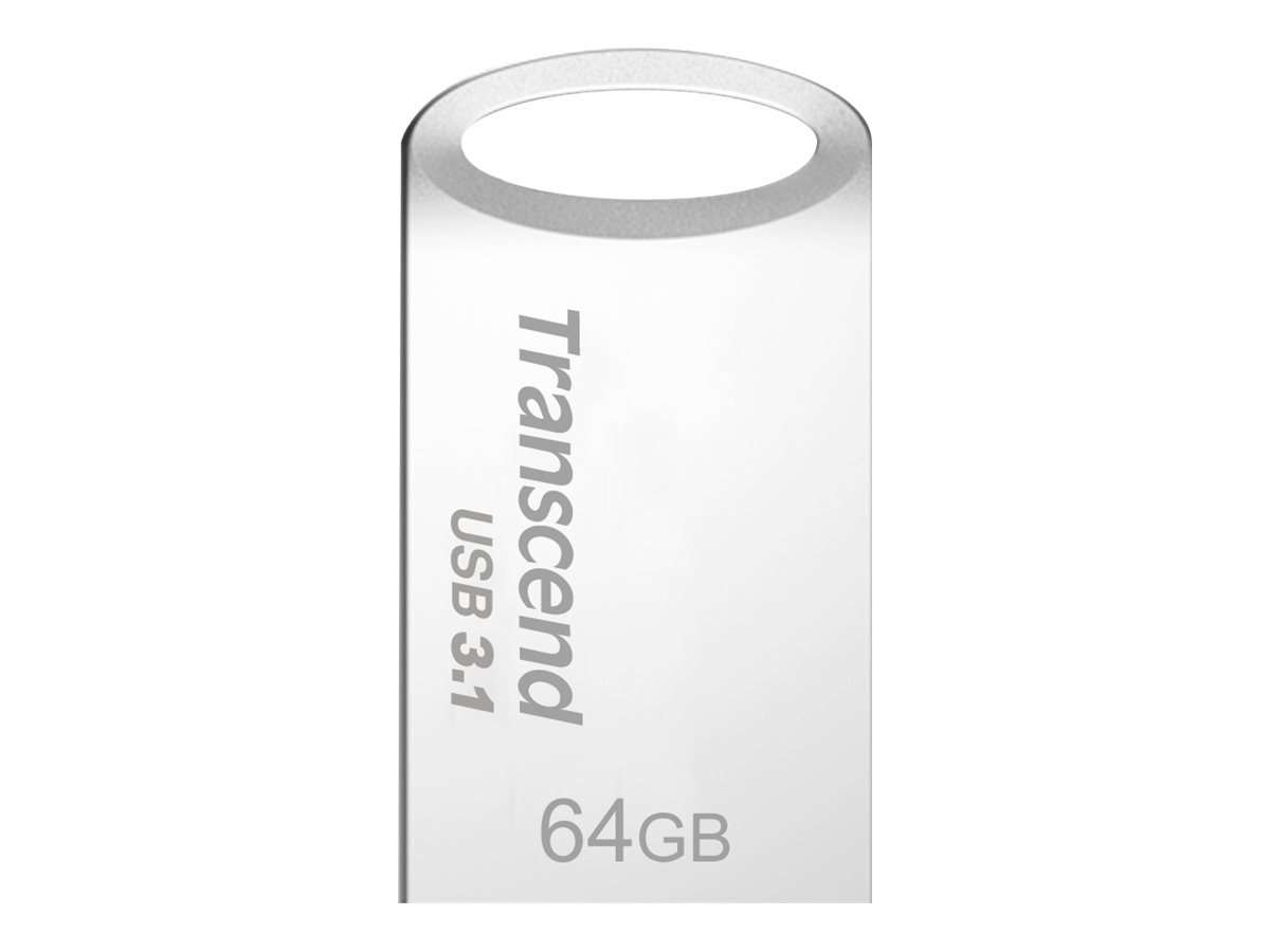 Transcend JetFlash 710 - USB-Flash-Laufwerk64 GB - USB 3.1 - Silber