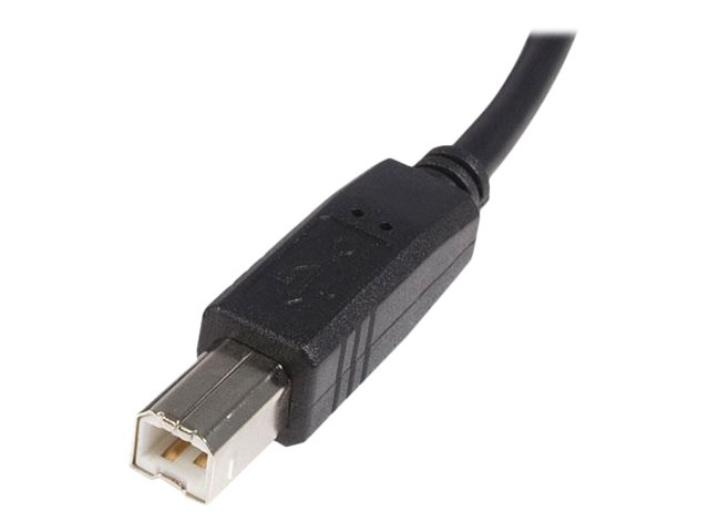 StarTech.com 3m USB 2.0 A auf B Kabel - St/St - USB-Kabel - USB (M)zu USB Typ B (M) - USB 2.0 - 3 m - Schwarz