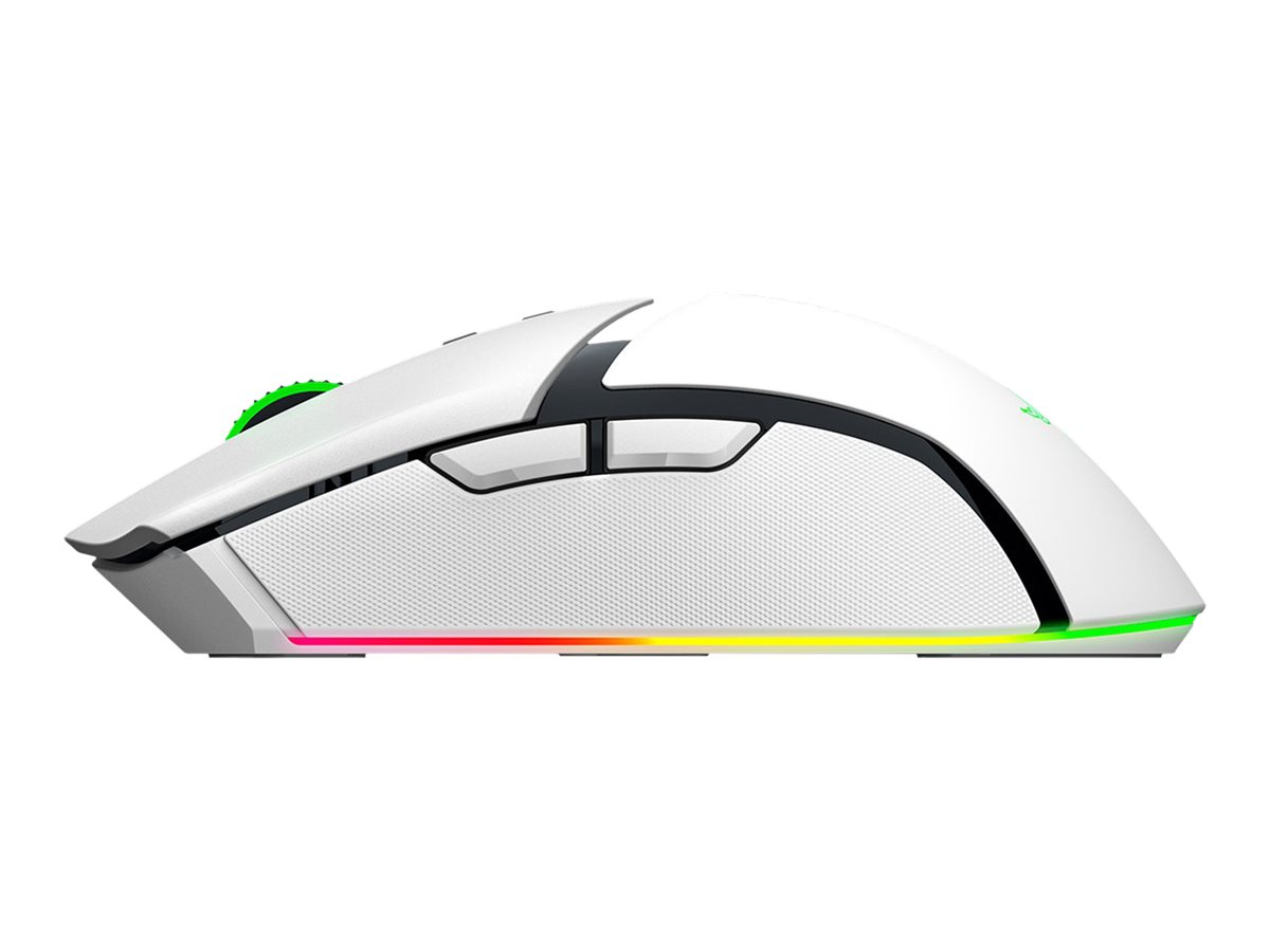 Razer Cobra Pro - Maus - Gaming - Für Rechtshänderoptisch - 8 Tasten - kabelgebunden - kabellos - USB - weiß