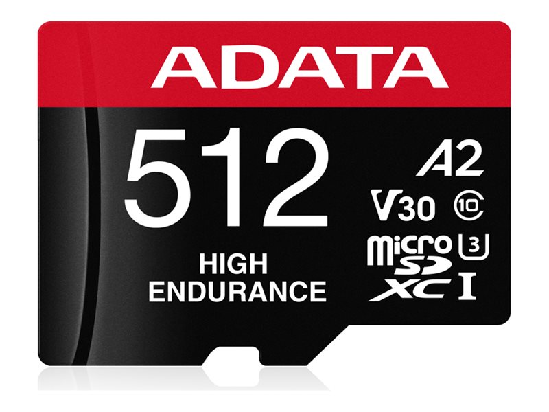 ADATA High Endurance - Flash-Speicherkarte (microSDXC-an-SD-Adapter inbegriffen)