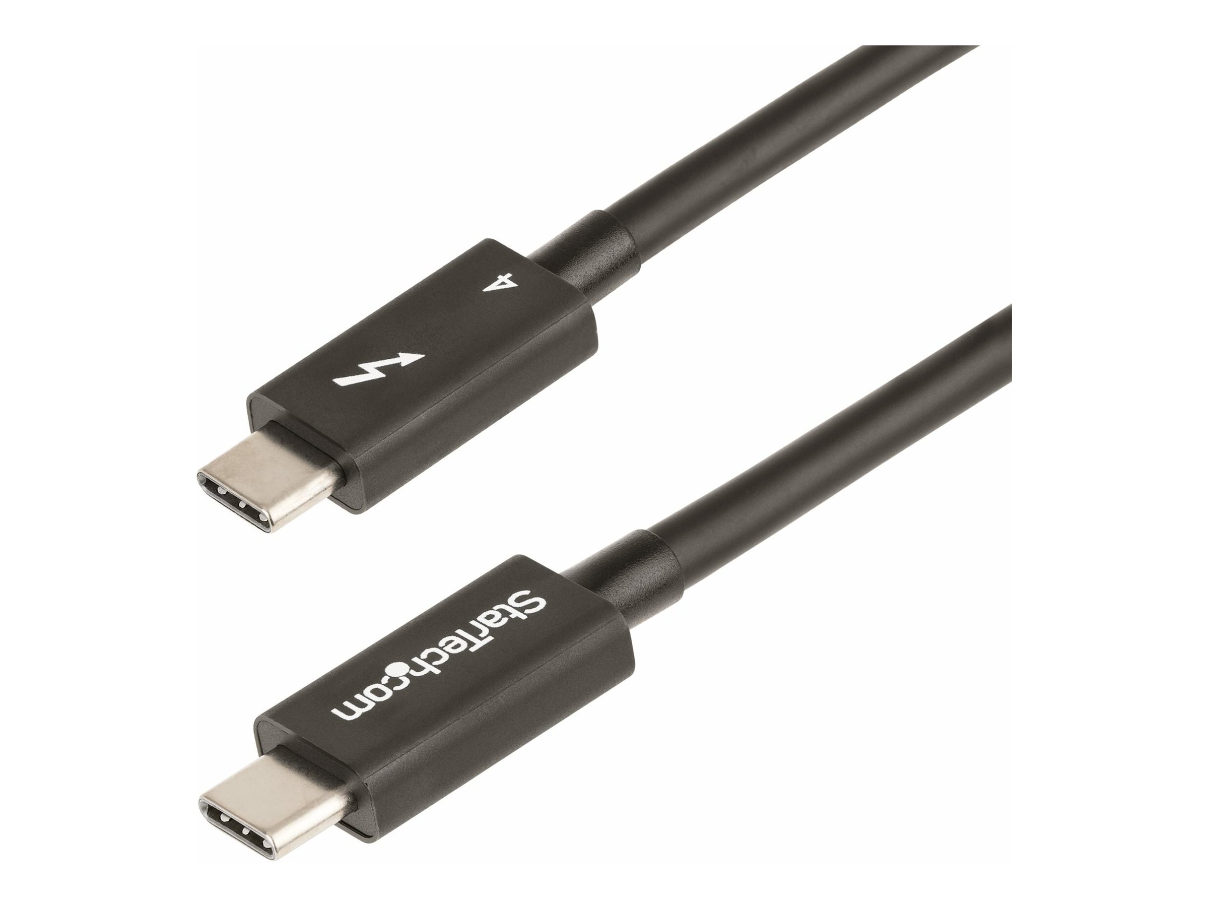StarTech.com StarTech 50cm Thunderbolt 4 Kabel, 40Gbit/s, 100W, Intel-zertifiziert - Thunderbolt-Kabel - Thunderbolt 4 (M)zu Thunderbolt 4 (M) - USB4/Thunderbolt 3/USB 3.2/USB Type-C/DisplayPort - 50