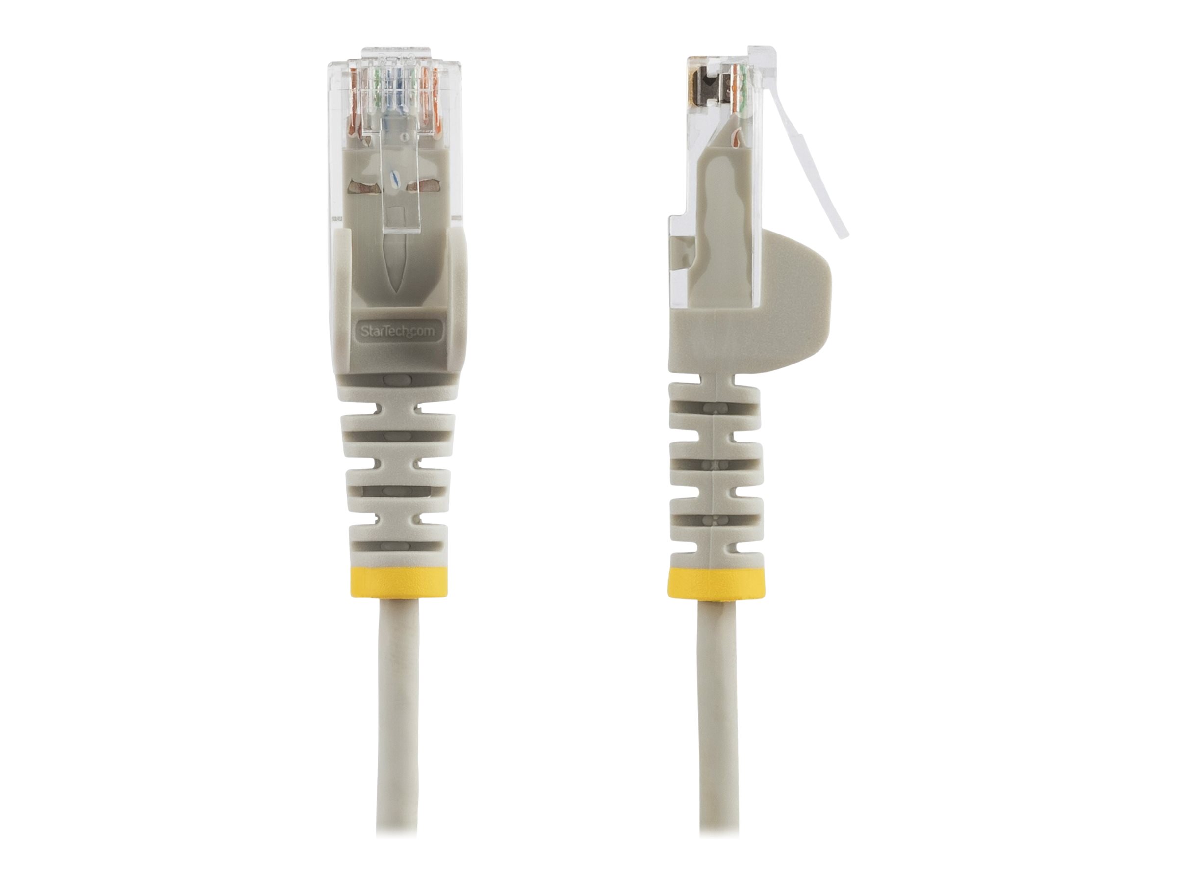 StarTech.com 3m Slim LSZH CAT6 Ethernet Cable, 10 Gigabit Snagless RJ45 100W PoE Patch Cord, CAT 6 10GbE UTP Network Cable w/Strain Relief, Grey, ETL, Low Smoke Zero Halogen - Category 6 - 28AWG (N6PA