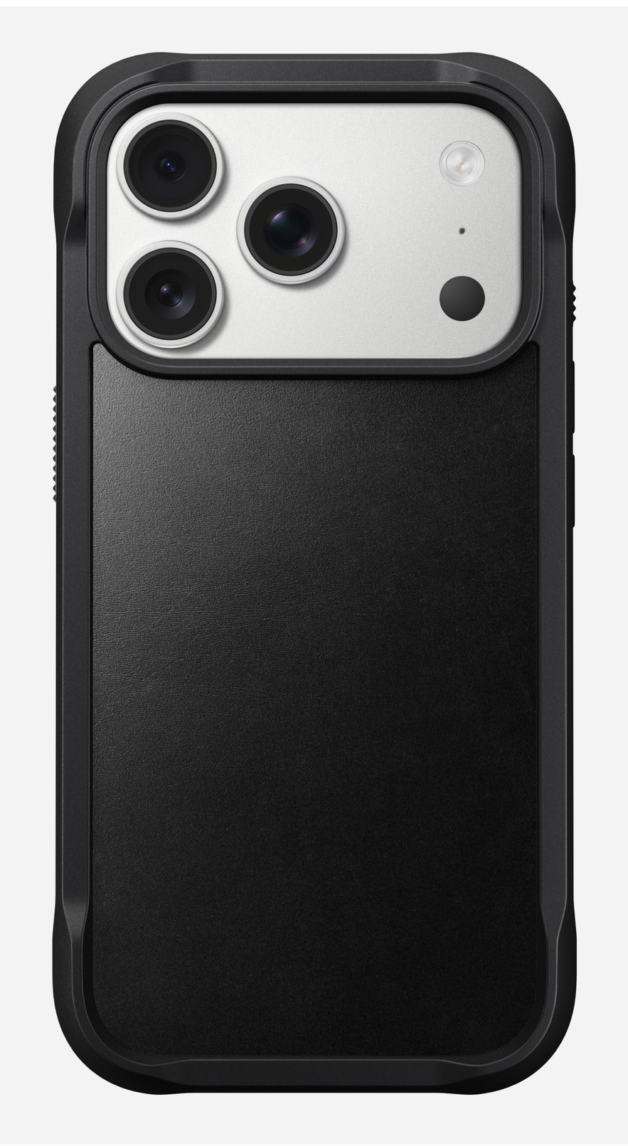 Nomad Rugged Leather Case, Cover, Apple, iPhone 17 Pro, 16 cm (6.3"), SchwarzTasche