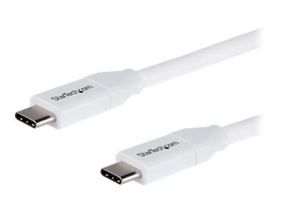 StarTech.com StarTech USB-C auf USB-C Kabel mit 5A Power Delivery - St/St - 2m - USB 2.0 - USB-IF zertifiziert - USB Typ C Kabel - USB-Kabel - USB-C (M)zu USB-C (M) - Thunderbolt 3 / USB 2.0 - 5 A - 2