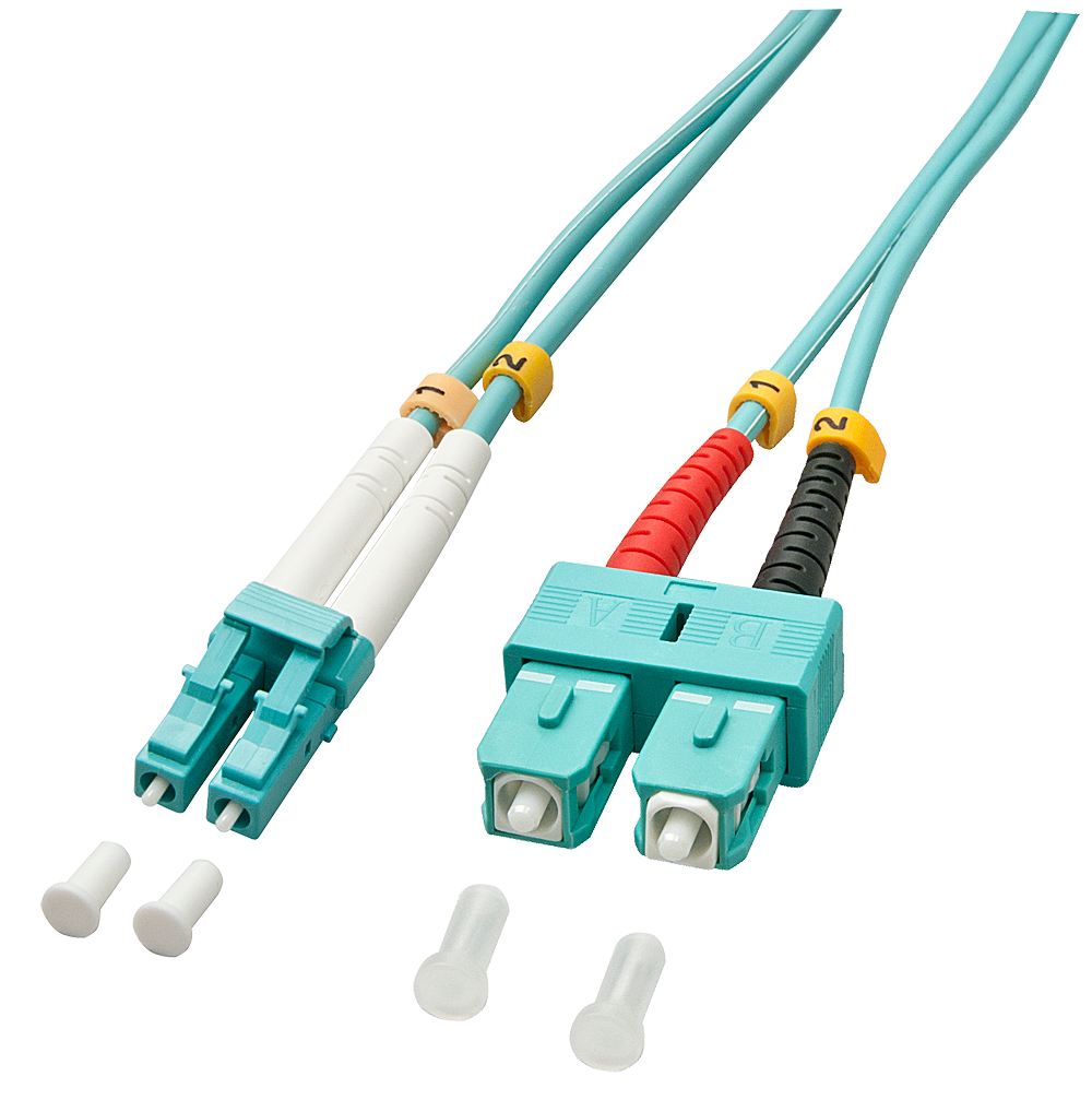 Lindy Netzwerkkabel - SC multi-mode (M) zu LC Multi-Mode (M)10 m - 10 m - Glasfaser - 50/125 Mikrometer - OM3 - halogenfrei