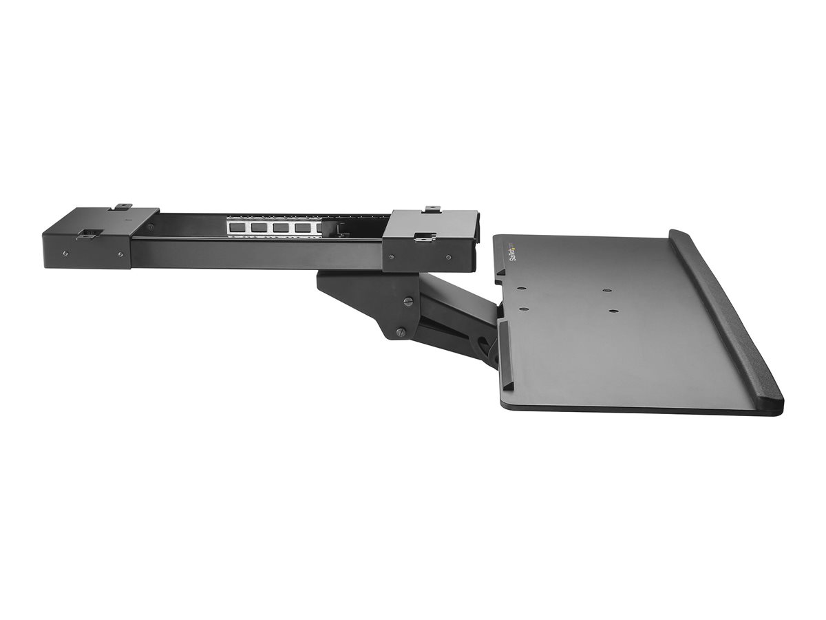 StarTech.com StarTech Tastaturschublade - Verstellbar - Tastaturablage67cm Breit - Ergonomische Tastaturablage - Tastatureinschub - unter Tisch montierbar - Schwarz - für P/N: ARMBARDUOV - ARMBARTRIO2