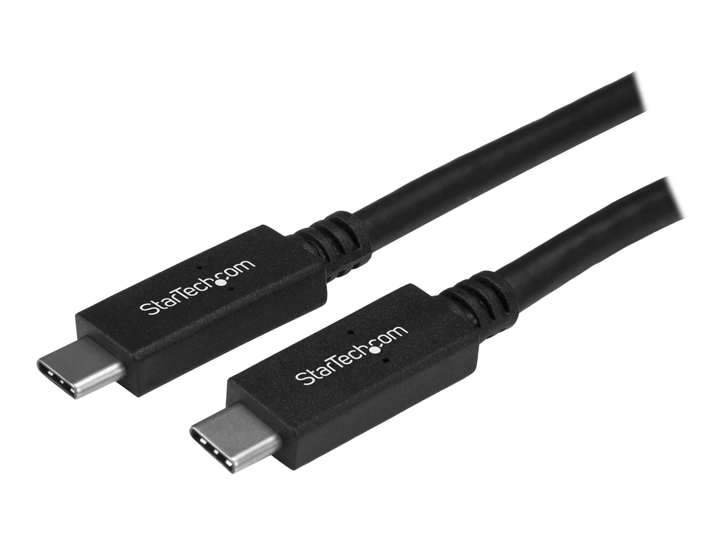 StarTech.com StarTech USB-C Kabel mit Power Delivery (3A)St/St - 2m - USB 3.0 - Zertifiziert - USB 3.0 Typ C Kabel - USB 3.1 Gen1 (5Gbit/s) - USB-Kabel - USB-C (M) zu USB-C (M) - USB 3.1 - 3 A - 2 m -