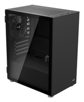 AEROCOOL ADVANCED TECHNOLOGIES Aerocool CS111, Mini Tower, PC, Schwarz, micro ATX, Mini-ITX, SPCC, Stahl, Heimbüro
