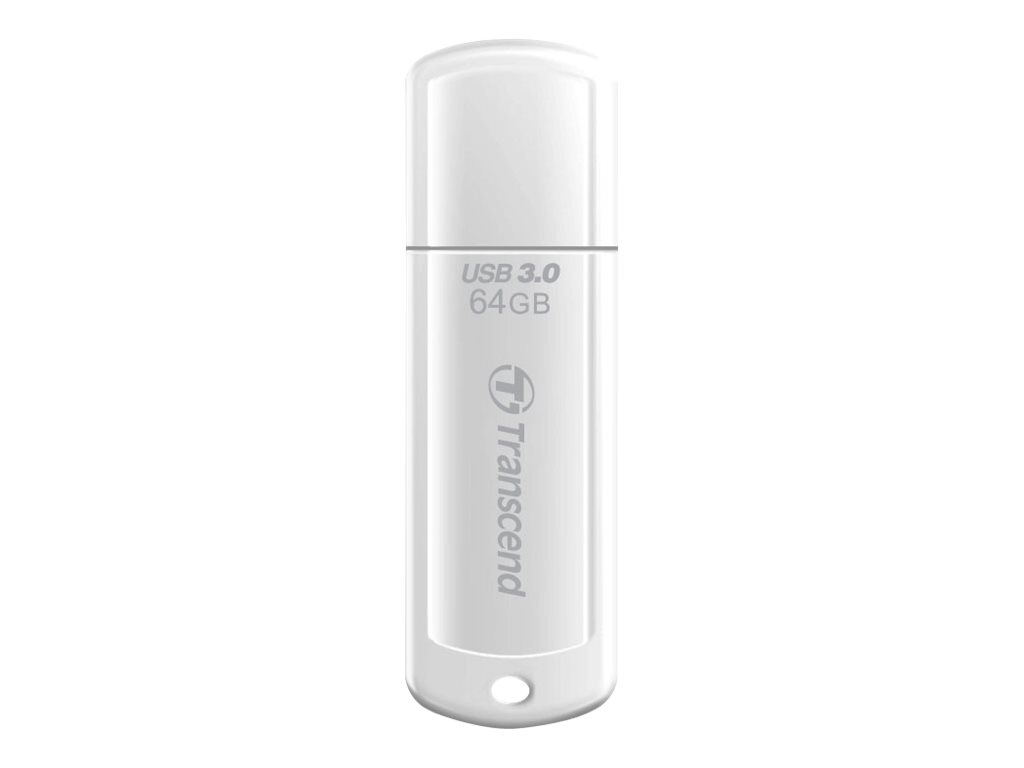 Transcend JetFlash 730 - USB-Flash-Laufwerk64 GB - USB 3.0 - weiß
