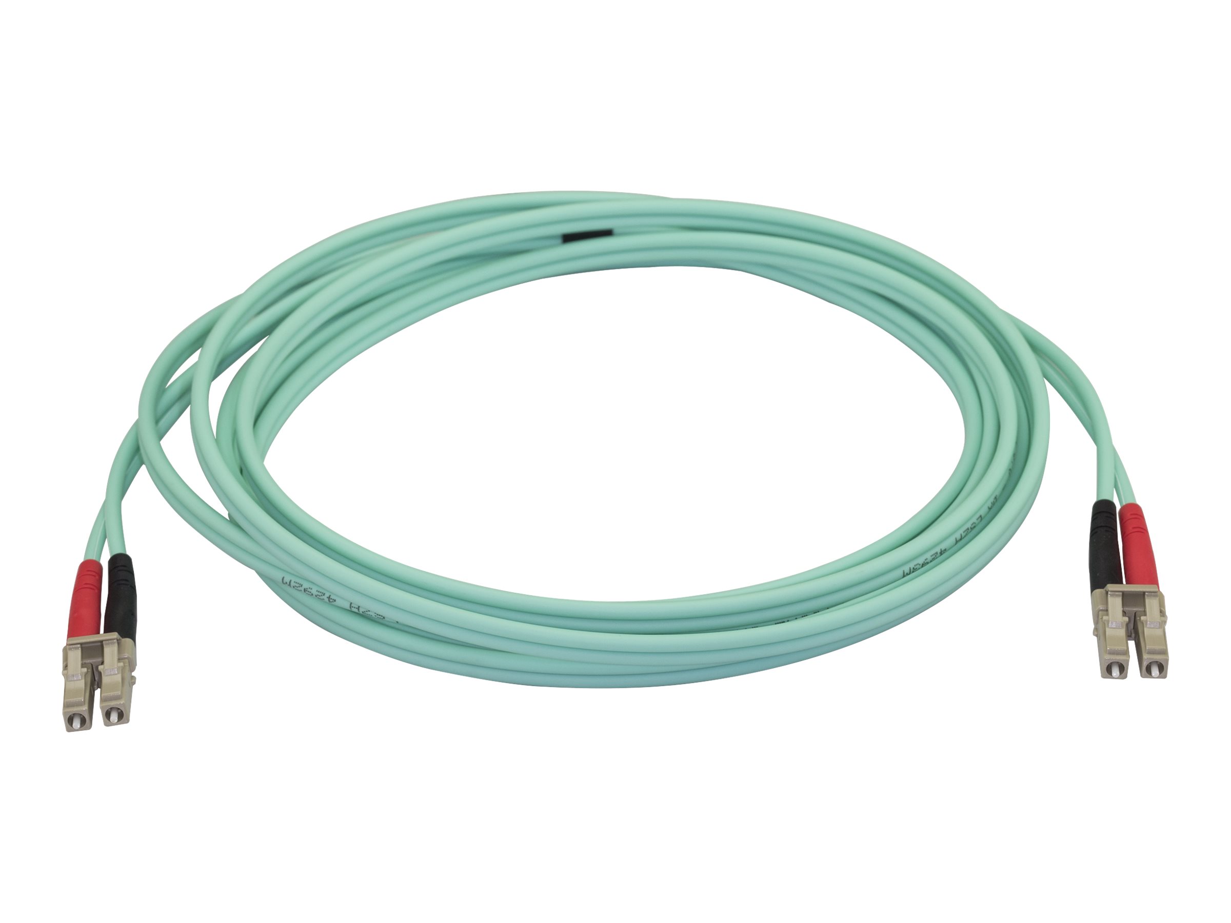 StarTech.com Startech 3 m LC auf LC OM4 Multimode Glasfaserkabel, LWL Patchkabel - Netzwerkkabel - LC Multi-Mode (M)zu LC Multi-Mode (M) - 3 m - Glasfaser - Duplex - 50/125 Mikrometer - OM4 - Aquamari