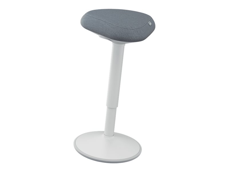 Esselte Leitz Ergo Active - Stehtisch-Hocker - ergonomischtriangular - Drehgelenk - 100 % recycelter Stoff - Grau