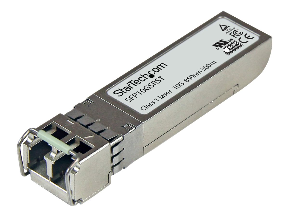 StarTech.com FET-10G-ST Transceiver Modul (SFP+ Module, 10GBase-SR Cisco kompatibel, Glasfaser, 850nm, LC Multimode mit DDM)SFP+-Transceiver-Modul (gleichwertig mit: Cisco FET-10G) - 10GbE - 10GBase-U