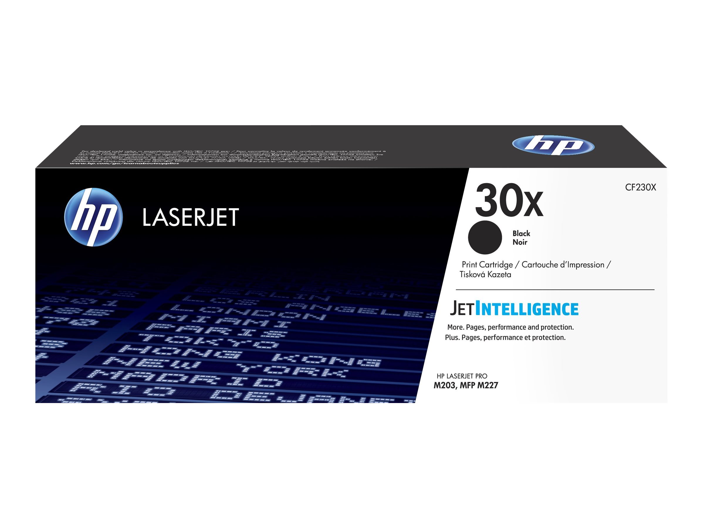 HP 30X - Schwarz - original - LaserJet - Tonerpatrone (CF230X)für LaserJet Pro M203d - M203dn - M203dw - MFP M227fdn - MFP M227fdw - MFP M227sdn