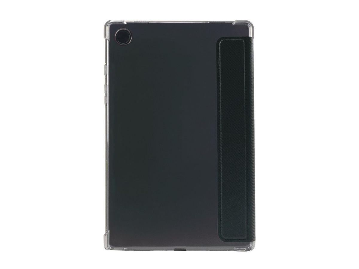 Mobilis EDGE - Flip-Hülle für Tablet - mit Folieund verstärkten Kanten - Schwarz - durchsichtig - für Samsung Galaxy Tab A9+