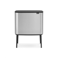 Brabantia 316227, 34 l, Rechteckig, Kunststoff, Stahl, Edelstahl, Kunststoff, 540 mm