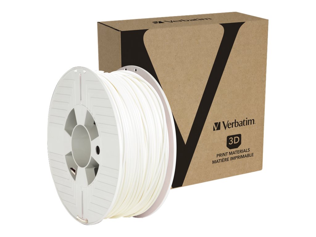 Verbatim Weiß, RAL 9016 - 1 kg - 126 m - PLA-Filament (3D)