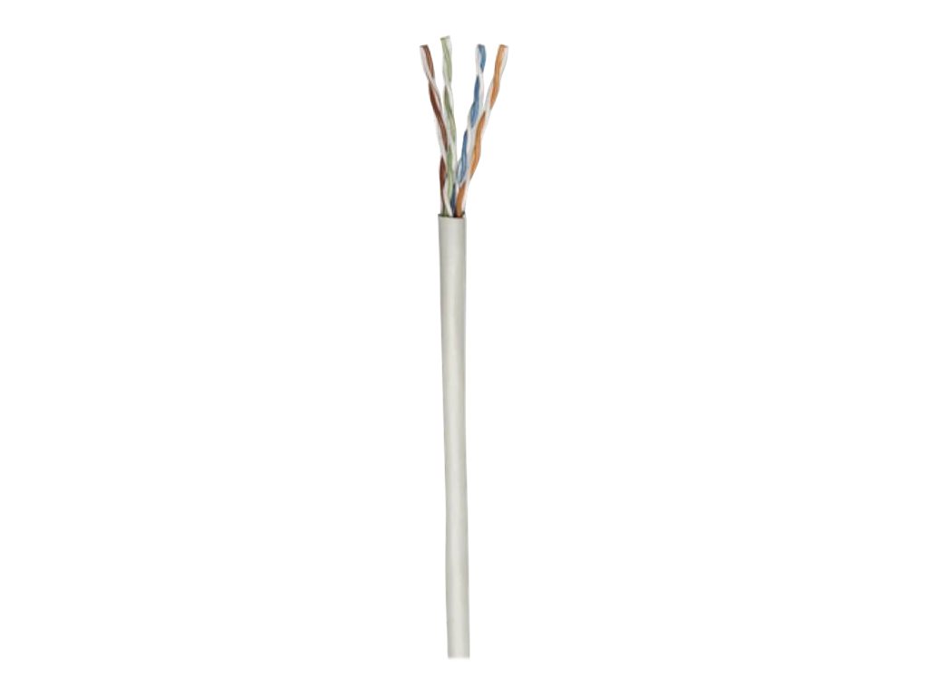 IC Intracom Intellinet Network Bulk Cat6 Cable, 23 AWG, SolidWire - 305m - Grey - CCA - U/UTP - Box - Bulkkabel - 305 m - UTP - CAT 6 - robust - Grau