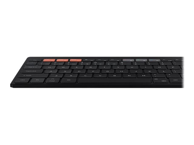 Samsung Smart Keyboard Trio 500 EJ-B3400 - Tastaturkabellos - Bluetooth 5.0 - QWERTZ - Deutsch - Schwarz