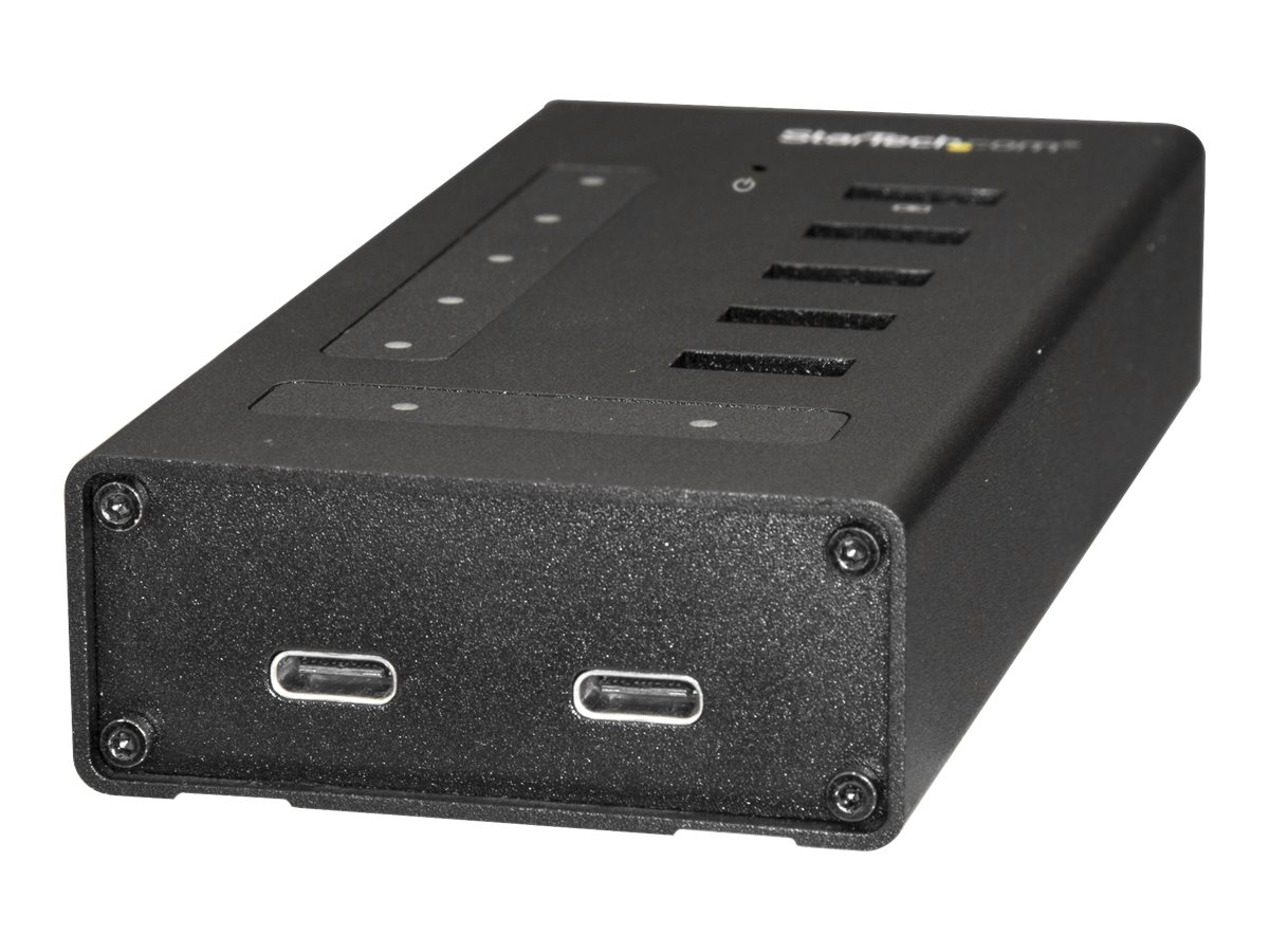StarTech.com Startech USB Hub 7 Port - Metall - USB-A zu 3x USB-C und 1x USB-CUSB 3.0 - Industrieller USB Hub - USB Hub mit Typ C - Hub - 5 x SuperSpeed USB 3.0 + 2 x USB-C - Desktop - für P/N: SVA12M