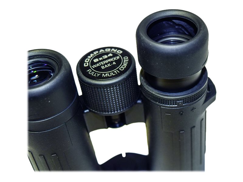 Braun Compagno - Fernglas 10 x 34 WP - gegenBeschlagen geschützt - wasserfest - Dachkant