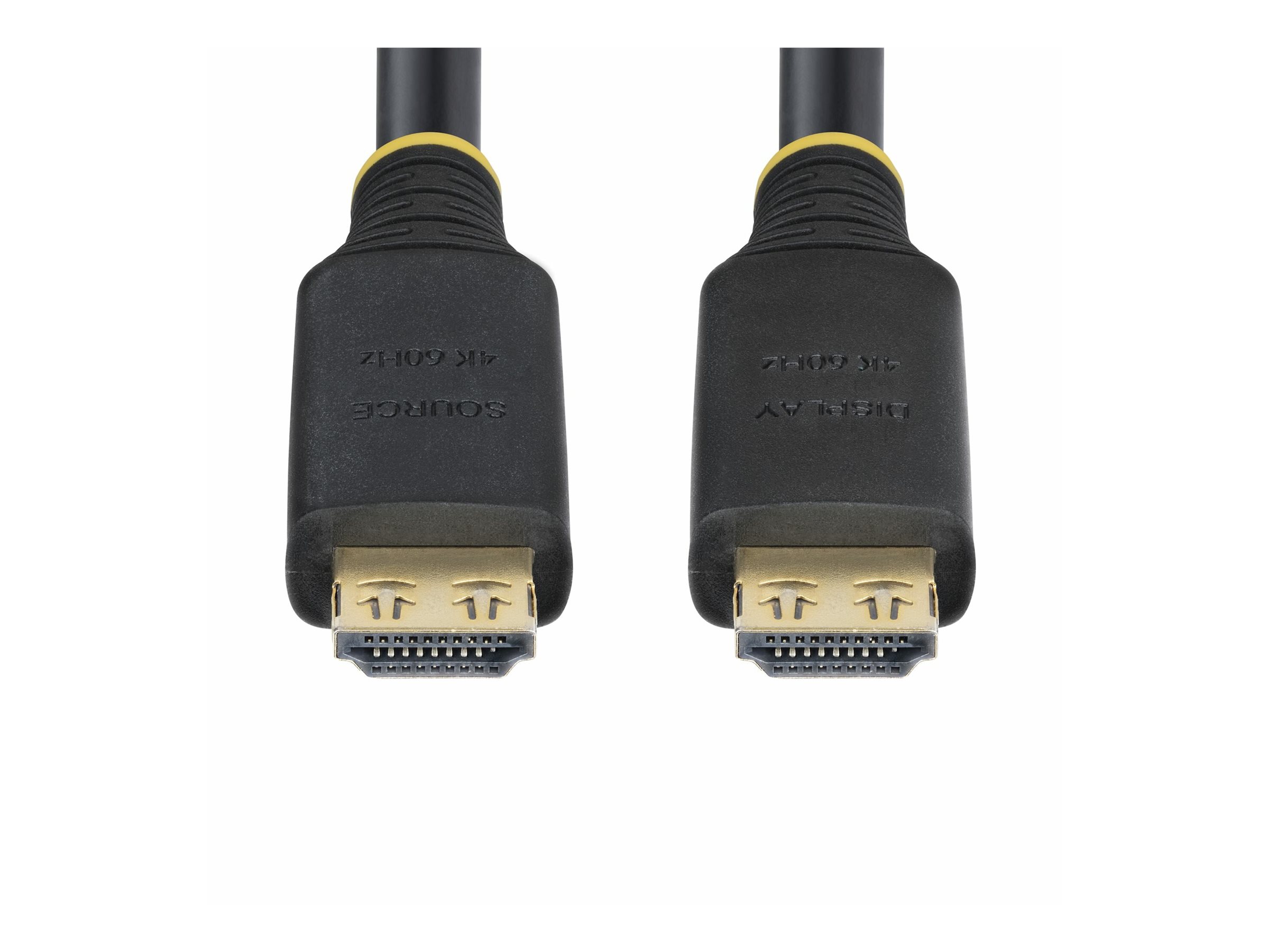 StarTech.com High Speed - HDMI-Kabel - HDMI männlich zu HDMI männlich - 10 m - abgeschirmt - Schwarz - halogenfrei, aktiv, 4K60Hz-Unterstützung, 1440p (UWQHD)Unterstützung 144Hz - 1080p Unterstützung