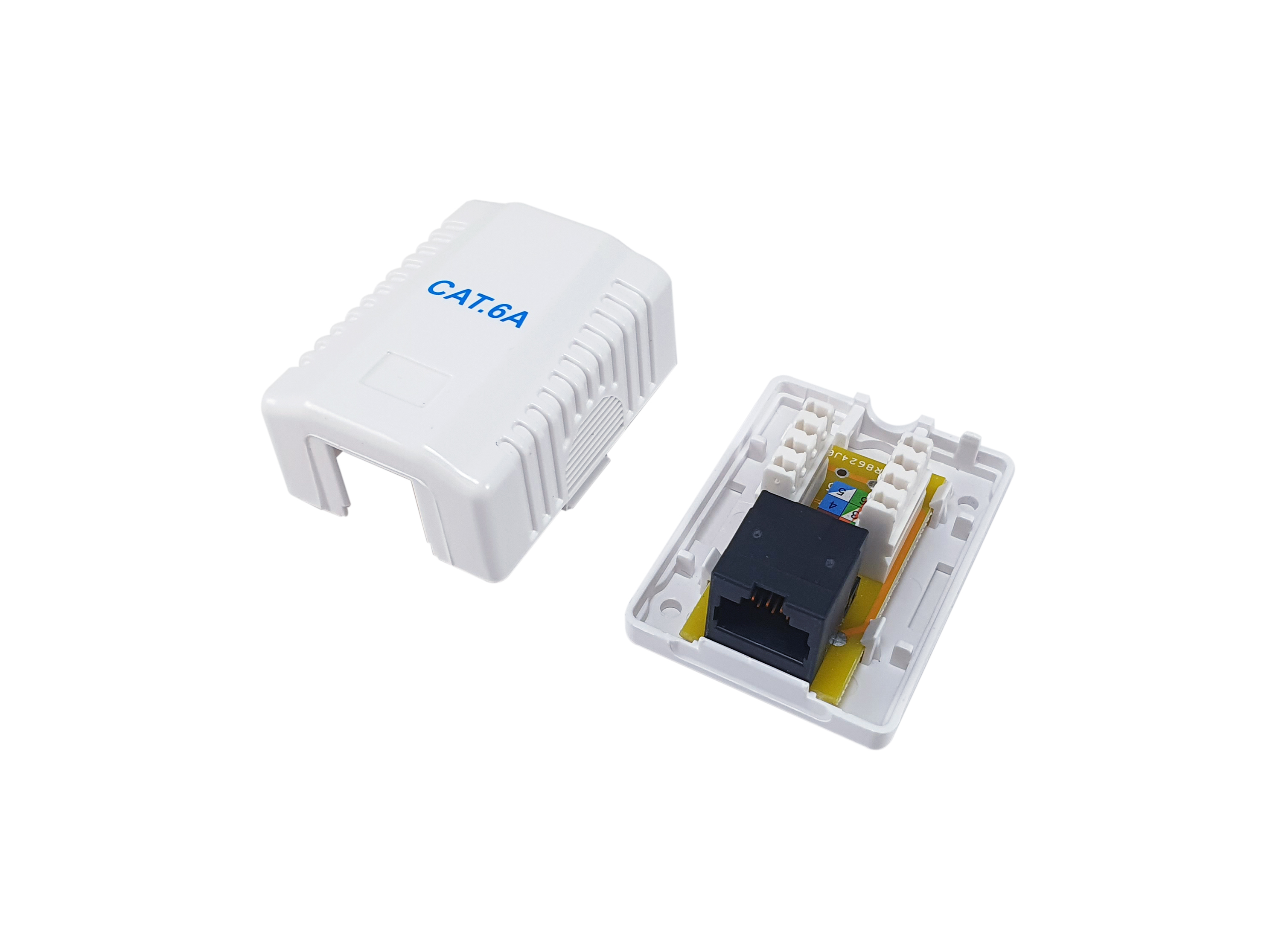 Equip 235215, Cat6a, Weiß, CE, REACH, RoHS, 54 mm, 39 mm, 29,5 mm1-Port Cat.6A Aufputzgehäuse - ungeschirmt