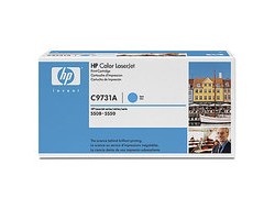 HP 645A - Cyan - original - LaserJet - Tonerpatrone (C9731A)für Color LaserJet 5500 - 5550
