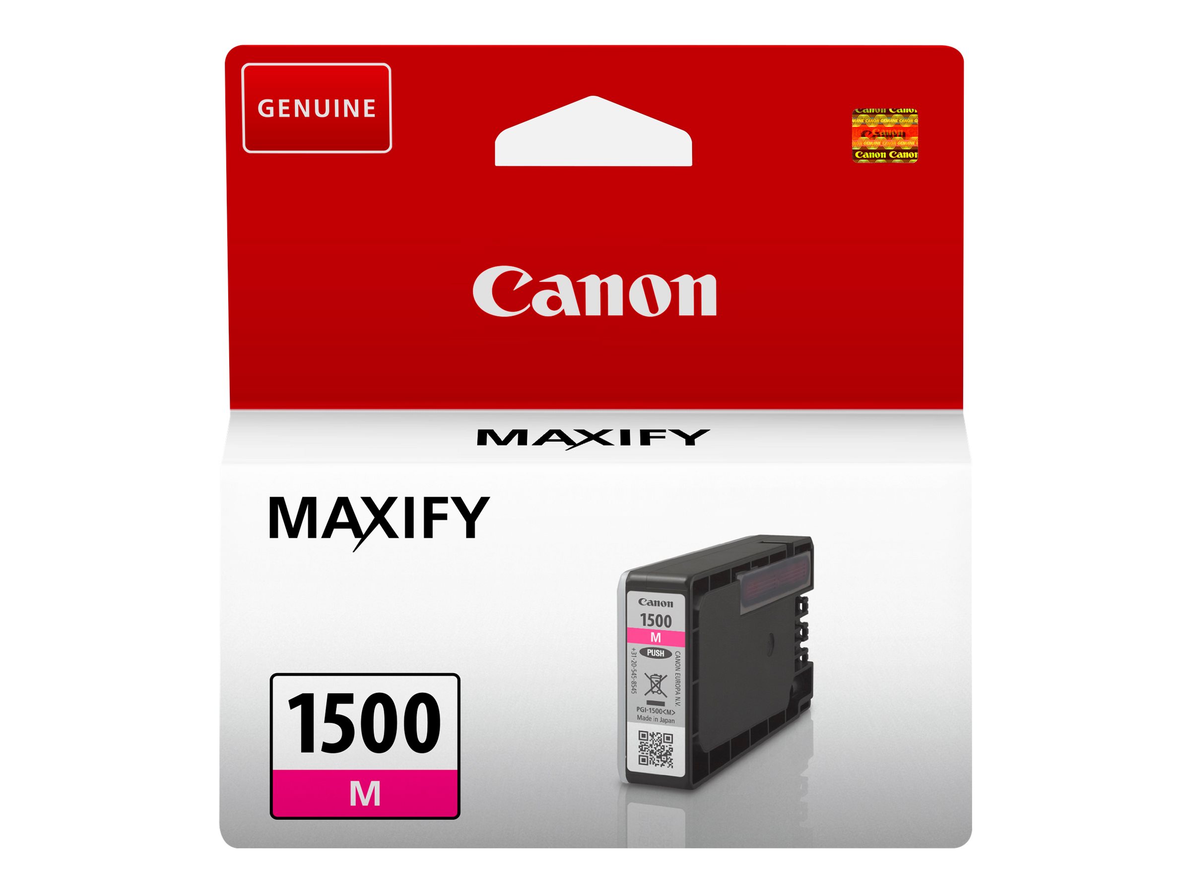 Canon PGI-1500M - 4.5 ml - Magenta - originalTintenbehälter - für MAXIFY MB2050 - MB2150 - MB2155 - MB2350 - MB2750 - MB2755