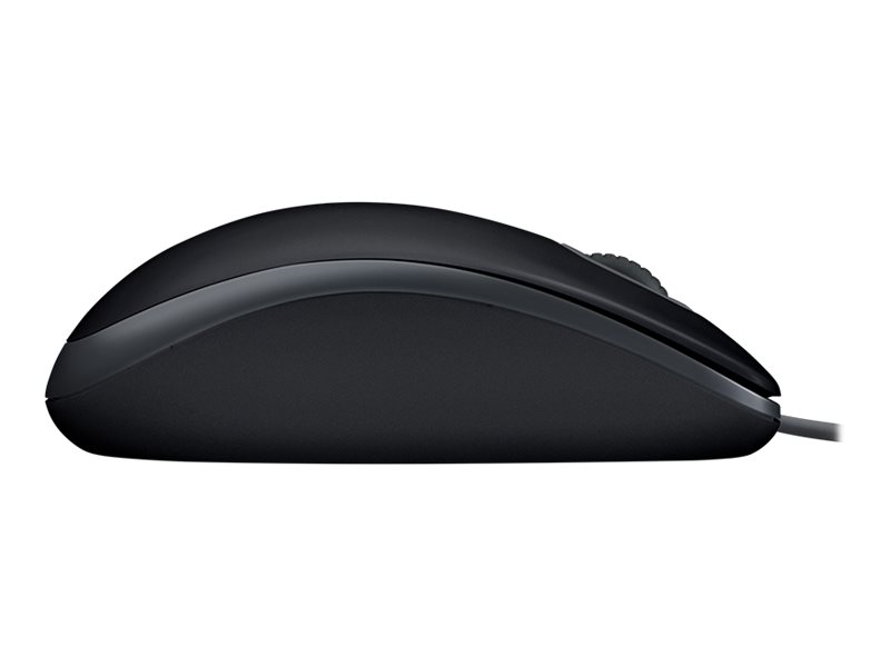 Logitech B110 Silent - Maus - rechts- und linkshändigoptisch - 3 Tasten - kabelgebunden - USB