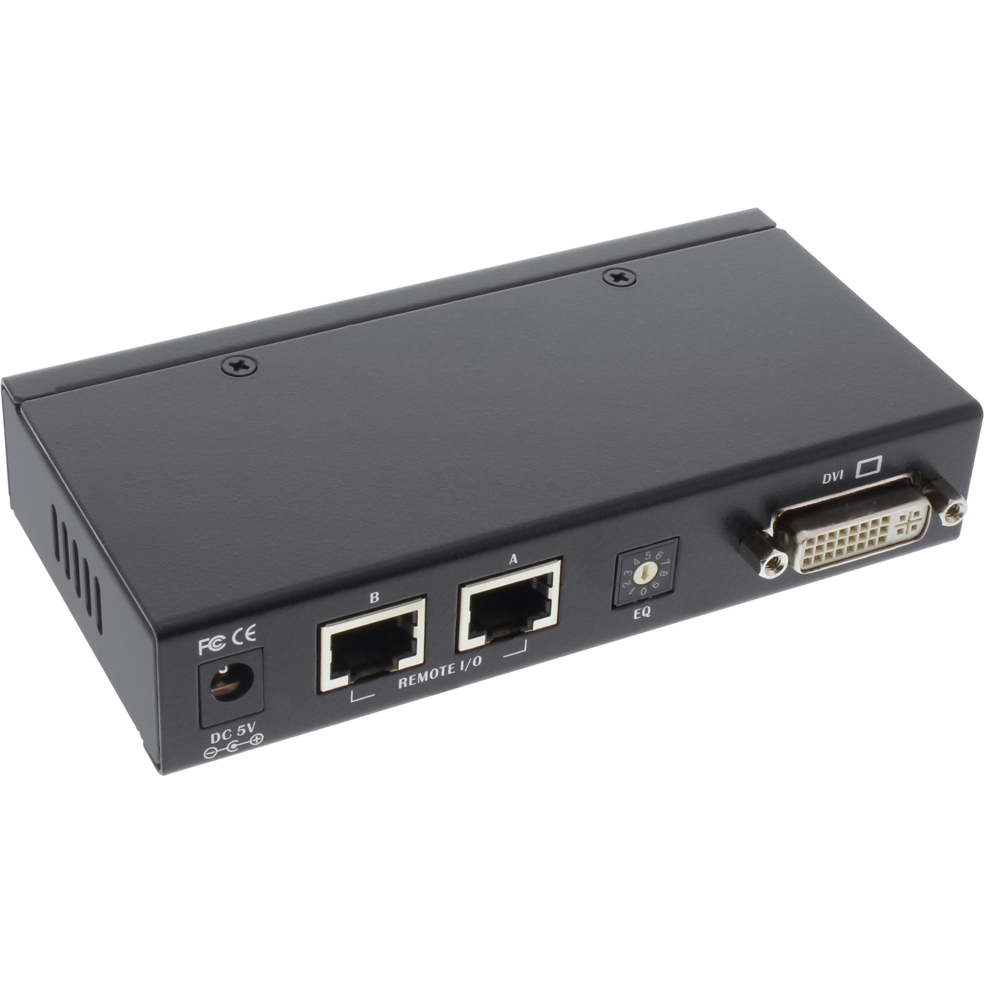 InLine DVI USB KVM Extender - Verlängerung über UTP - mit Audio - bis 50mwith Audio - KVM-/Audio-/USB-Extender - bis zu 50 m