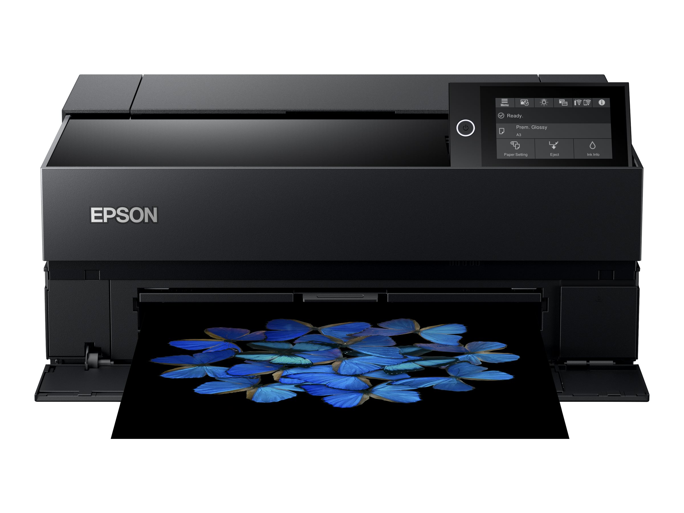 Epson SureColor SC-P700 - Drucker - Farbe - TintenstrahlA3 Plus - 5760 x 1440 dpi - Kapazität: 120 Blätter - Wi-Fi(ac) - USB-Host - USB 3.0 - LAN