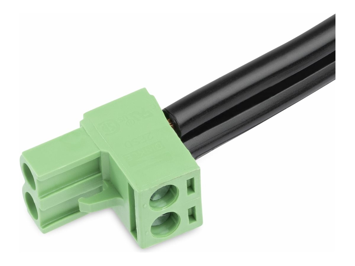 StarTech.com 160W Universal DC Power Adapter (24V/6.6A)2-Wire Cord and 2/3-Pin Terminal Blocks - 100-240V AC/DC External Power Supply for Industrial USB Hubs - NA/UK/EU/ANZ Cords - 4ft/1.2m DC Power C