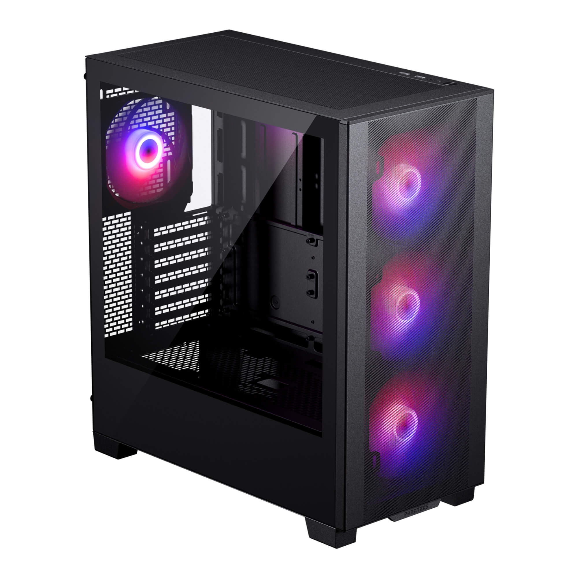 Phanteks XT Pro Ultra - Tower - E-ATX - Seitenteil mit Fenster (gehärtetes Glas)keine Spannungsversorgung (ATX) - Satin Black - USB/Audio