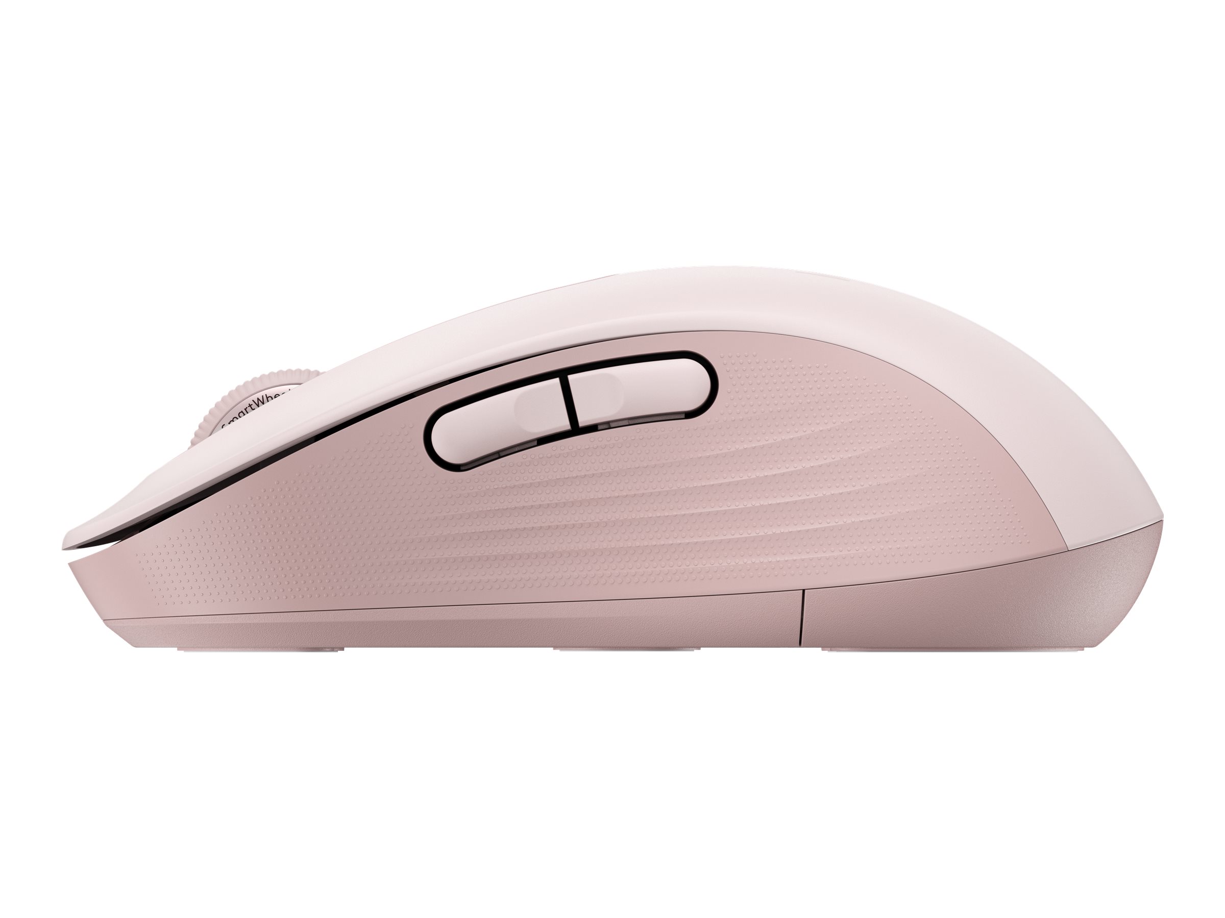 Logitech Signature M650 Large - Maus - großeGröße - optisch - 5 Tasten - kabellos - 2.4 GHz - Bluetooth - Logitech Logi Bolt USB-Empfänger - rosé