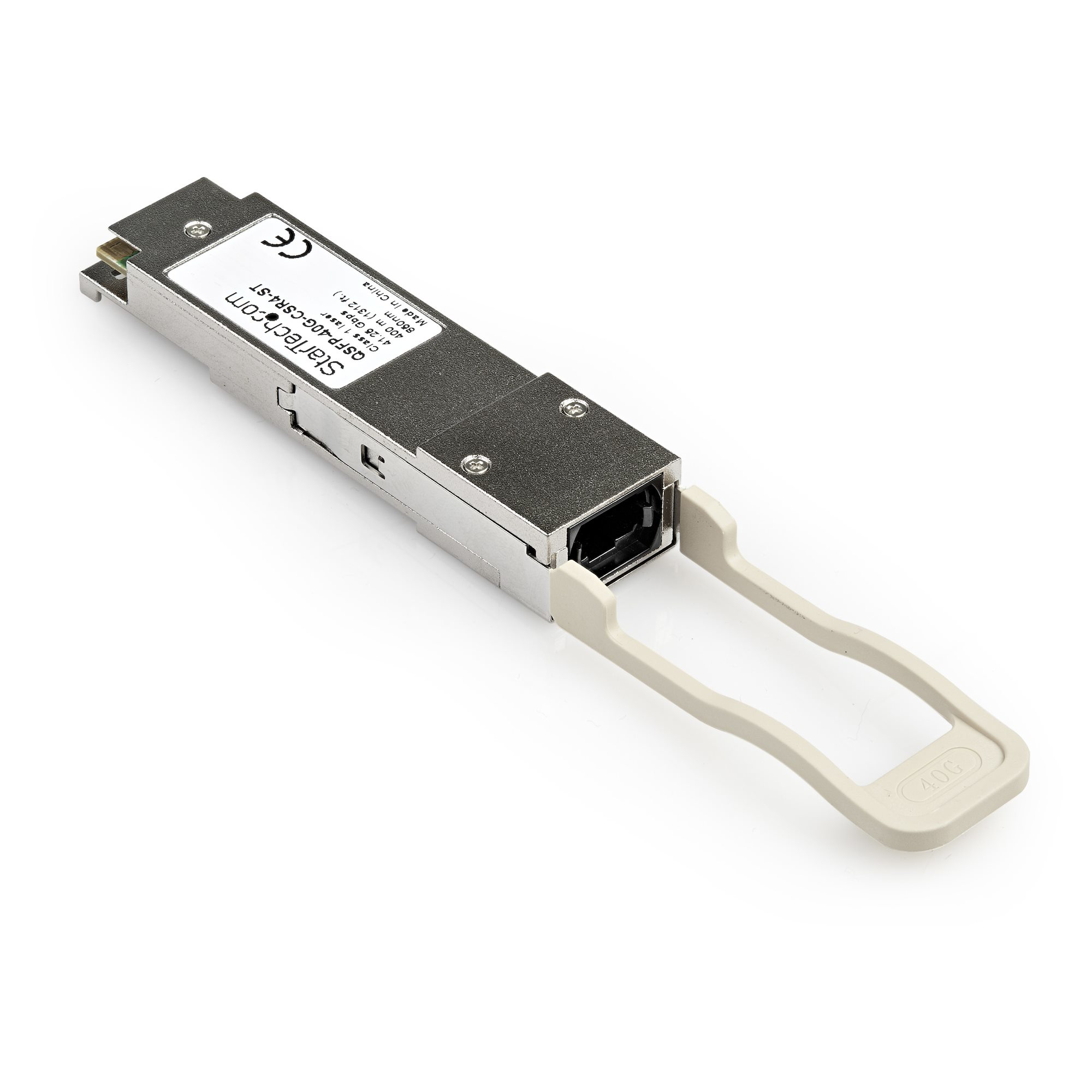 StarTech.com QSFP-40G-CSR4-ST Transceiver Modul (QSFP Module, 40GBase-SR4 Cisco kompatibel, Glasfaser, 850nm, MPO Multimode mit DDM)QSFP+-Transceivermodul (gleichwertig mit: Cisco QSFP-40G-CSR4) - 40G