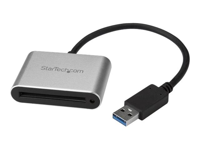 StarTech.com USB 3.0 Kartenlesegerät für CFast 2.0 Karten, CFast, CFast 2.0, Schwarz, Silber, 5000 Mbit/s, Aluminium, Aktivität, Leistung, CE, FCC, RoHS, REACHStarTech USB 3.0 Kartenlesegerät für CFas