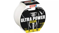 Tesa Ultra Power Clear, Transparent, Reparatur, Polyethylen, Metall, PVC, rau, weich, 35 N/cmUltra Power Clear - 170 µm - 35 N/cm - 10m x 48mm - Transparent
