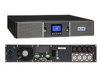 Eaton 9PX 1500i RT2U Netpack - USV (in Rack montierbar/extern)Wechselstrom 200/208/220/230/240 V - 1500 Watt - 1500 VA - RS-232 - USB - Ethernet 10/100/1000 - Ausgangsanschlüsse: 8 - PFC - 2U