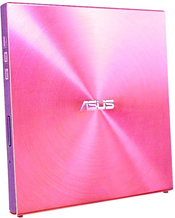 ASUS SDRW-08U5S-U, Pink, Ablage, Senkrecht/Horizontal, Desktop / Notebook, DVD Super Multi DL, USB 2.05x - 200 ms - USB 2.0 - Notebook-Modul