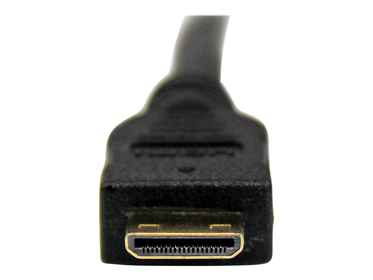 StarTech.com 2m Mini HDMI auf DVI Kabel - miniHDMI Typ-C / DVI-D Adapterkabel - St/St - Adapterkabel - DVI-D männlich zu 19 pin mini HDMI Type C männlich - 2 m - abgeschirmt - Schwarz