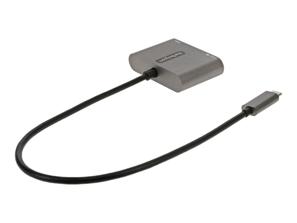 StarTech.com USB-C Multiport Adapter, USB-C auf HDMI 4K Anschluss, 100W PD, USB 3.0 Hub 5Gbit/s (1xTyp-C/ 1xA)USB-C zu HDMI Dock/Reiseadapter mit Stromversorgung - Laptop Dockingstation (CDP2HDUACP2)